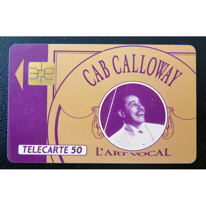 Carte téléphonique Télécarte 50 L'art Vocal Cab Calloway