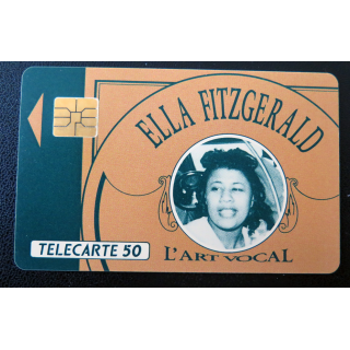 Carte téléphonique Télécarte 50 L'art vocal Ella Fitzgerald