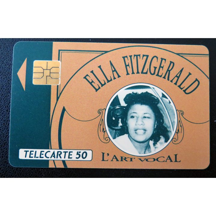 Carte téléphonique Télécarte 50 L'art vocal Ella Fitzgerald