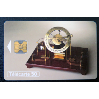Carte téléphonique Télécarte 50 télégraphe manipulateur Bréguet 1850
