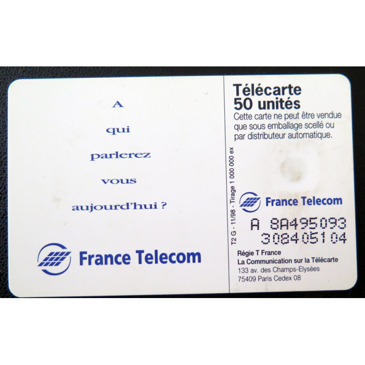 Carte téléphonique Télécarte 50 France Telecom