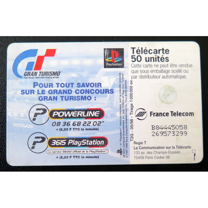 Carte téléphonique Télécarte 50 Grand Turismo