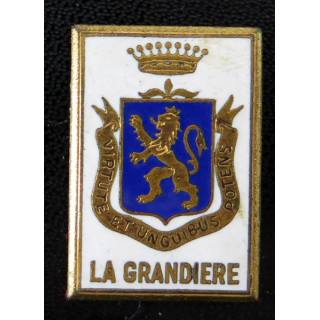 LA GRANDIERE : Aviso colonial La Grandière de fabrication Drago M 550 en émail sans attache