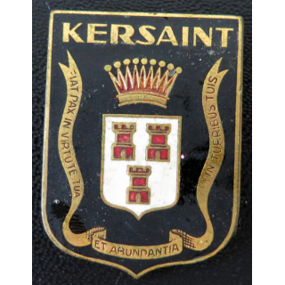 KERSAINT : insigne émaillé de l'escorteur d'escadre Kersaint sans attache