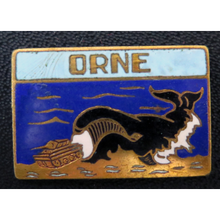 LST ORNE : insigne émaillé du LST Orne Augis sans attache