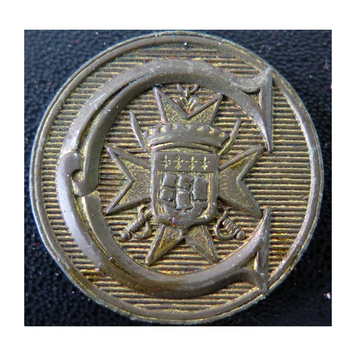 CASSARD : rondache bronze de l'escorteur d'escadre Cassard sans attache