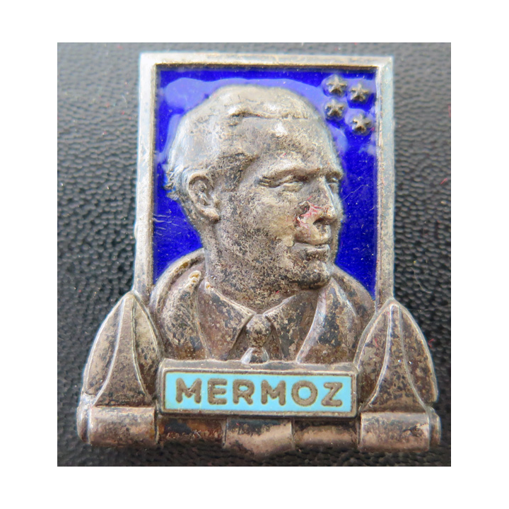 MERMOZ : insigne émaillé de la Frégate météorologique Mermoz Augis sans attache