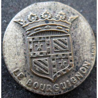 LE BOURGUIGNON : rondache argentée de l'escorteur rapide le Bourguignon Augis sans attache