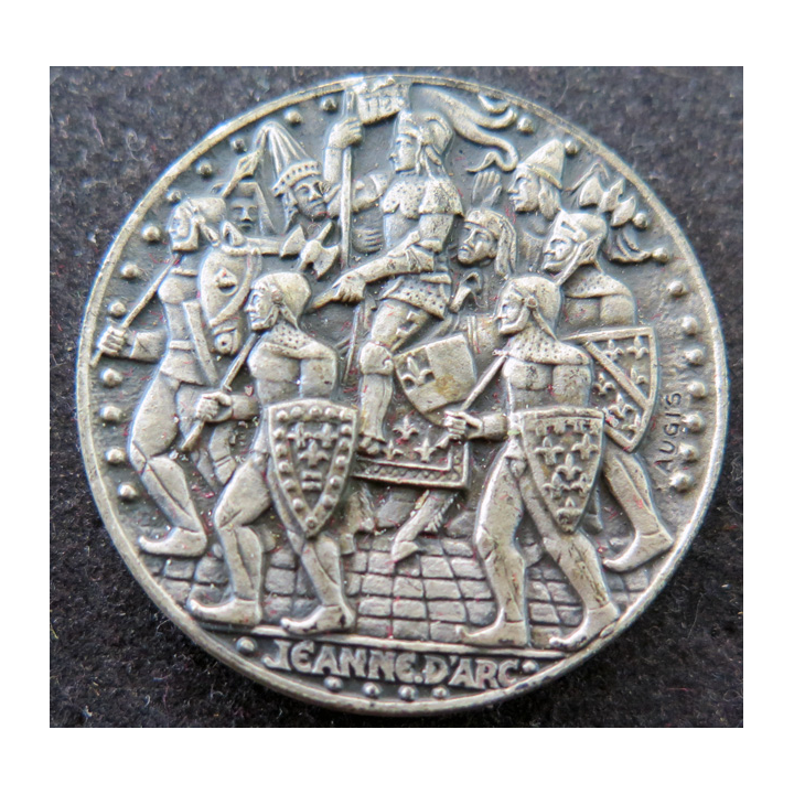 P.H JEANNE D'ARC : rondache argentée du Porte hélicoptère Jeanne d'Arc sans attache