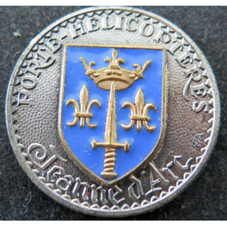 P.H JEANNE D'ARC : rondache argentée du Porte hélicoptère Jeanne d'Arc FIA  sans attache