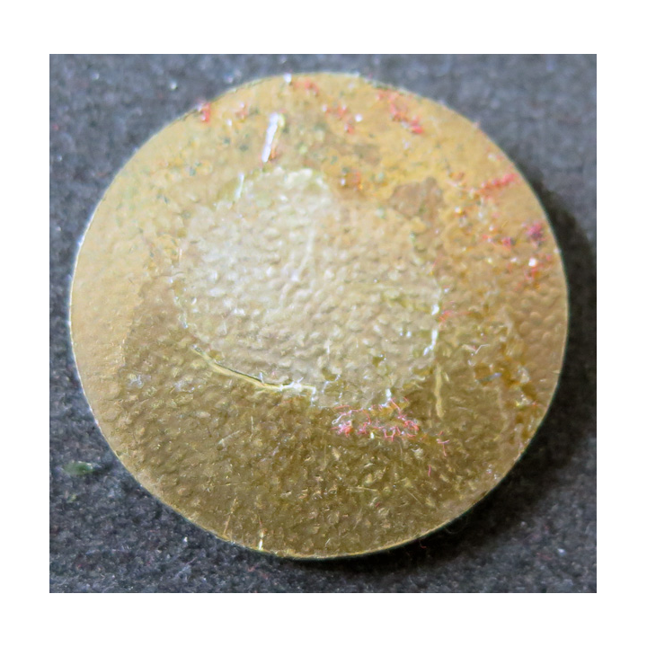 MAHE DE LA BOURDONNAIS : rondache bronze de Mahe de la Bourdonnais sans attache