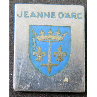 JEANNE D'ARC : insigne émaillé du croiseur Jeanne d'Arc ABPD sans attache