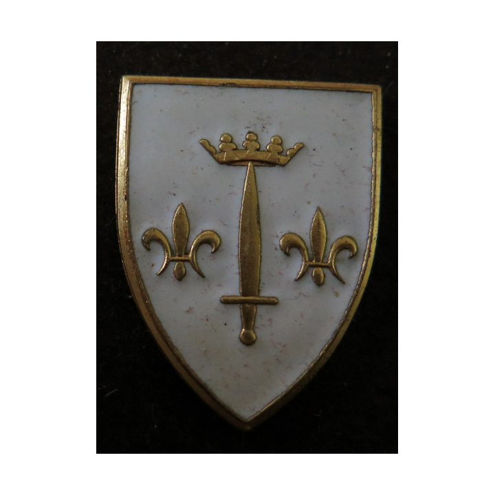 JEANNE D'ARC : insigne du porte hélicoptères Jeanne d'Arc FIA sans attache