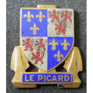 LE PICARD : insigne émaillé de l'escorteur rapide Le Picard Drago Paris sans attache