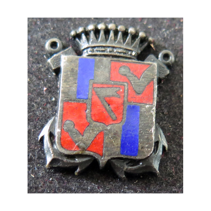 SAVORGNAN DE BRAZZA : insigne émaillé de l'aviso Savorgnan de Brazza 21 mm sans attache