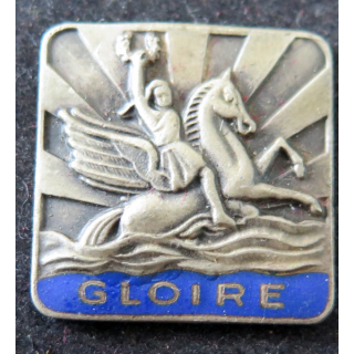 GLOIRE : insigne émaillé du croiseur Gloire Augis sans attache