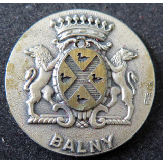 BALNY : rondache argentée du Balny FIA sans attache