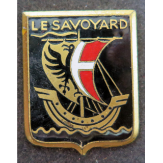 LE SAVOYARD : insigne émaillé de l'Escorteur Rapide Le Savoyard Augis sans attache