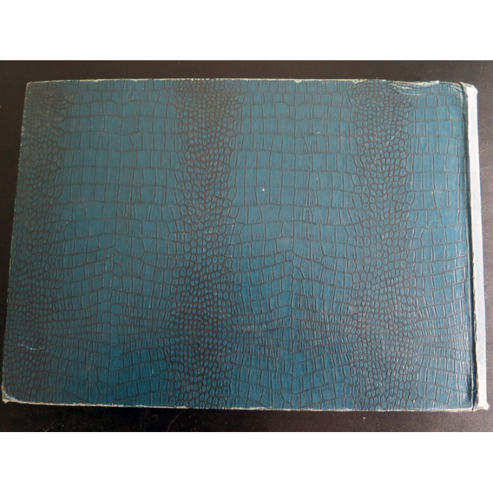 Album en cuir pour 480 cartes postales dimensions 38 x 26 x 2 cm (60 pages)