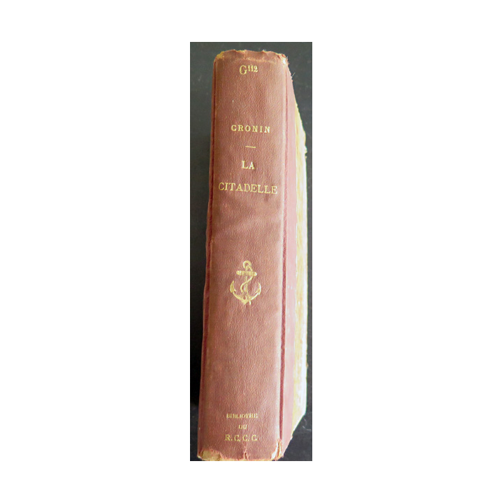 La Citadelle de A-J Cronin Albin Michel 1938 relié toile et carton Bibliothèque du RCCC