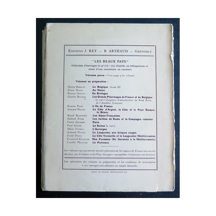 Florence de Pierre Gauthiez Editions Rey Arthaud 1927 Tranche abimée Intérieur frais