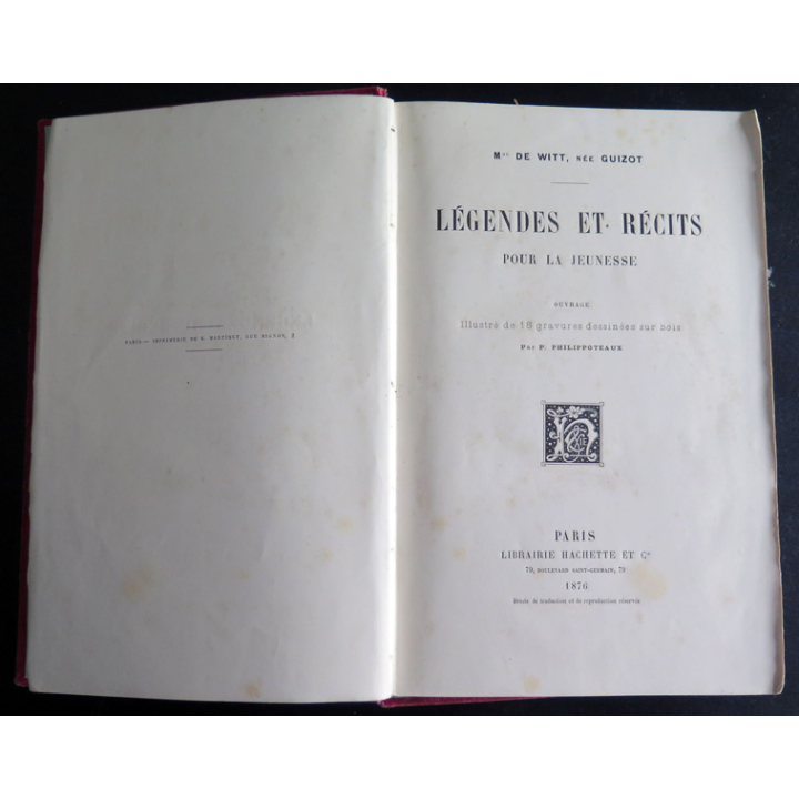 La Fontaine Choix de fables 4° édition Hachette 1899