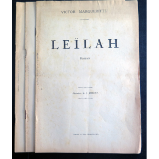 La petite Illustration - Roman Théâtre - Leïla de Victor Marguerite supplément du 15 janvier 1921