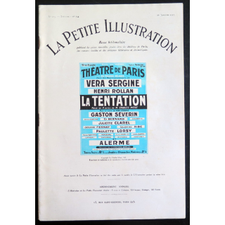 La petite Illustration - Roman Théâtre - n° 134 du 10 Janvier 1925