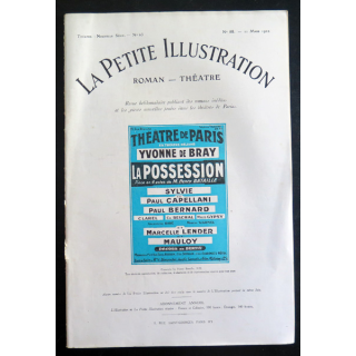 La petite Illustration - Roman Théâtre - n° 88 du 11 Mars 1922