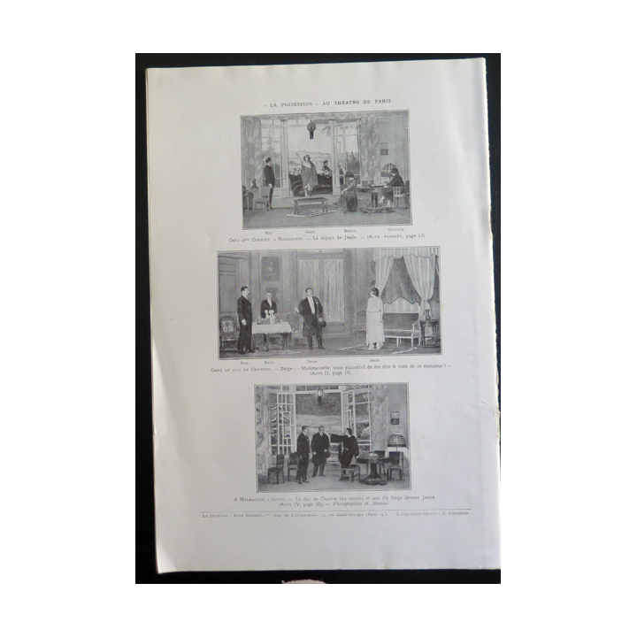 La petite Illustration - Roman Théâtre - n° 88 du 11 Mars 1922