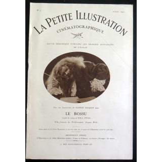 La petite Illustration cinématographique n° 2 du 13 juin 1925 le Bossu de Paul Féval
