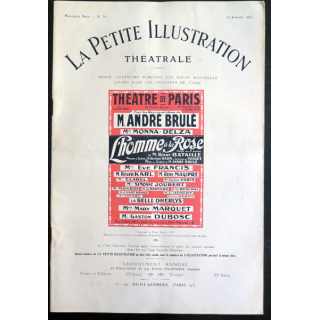 La petite Illustration Théâtrale - n° 35 du 22 Janvier 1921