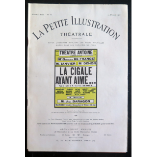 La petite Illustration Théâtrale - n° 36 du 19 Février 1921
