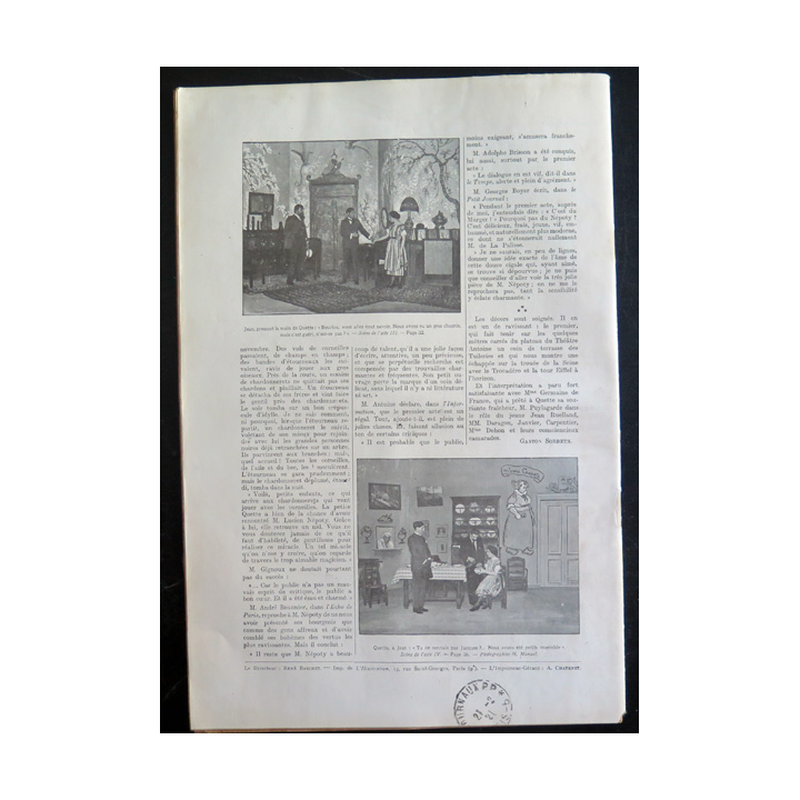 La petite Illustration Théâtrale - n° 36 du 19 Février 1921