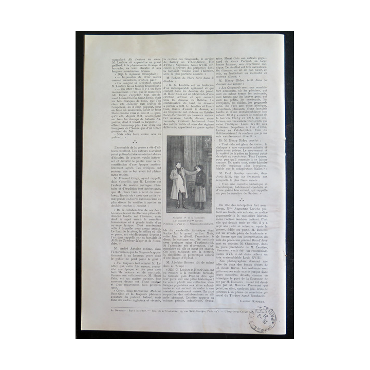 La petite Illustration Théâtrale - n° 37 du 26 Février 1921