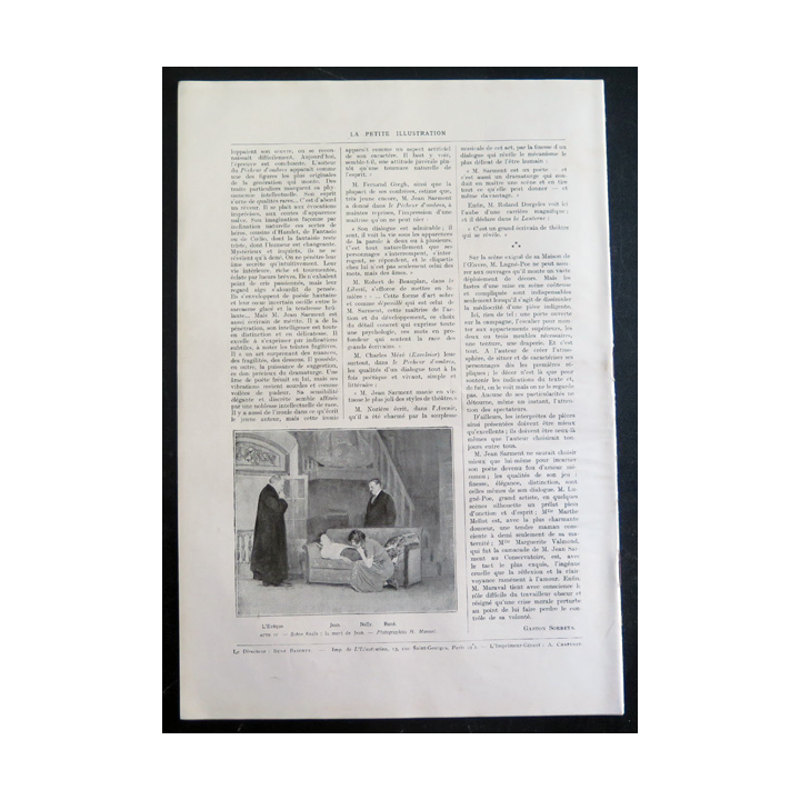 La petite Illustration - Roman Théâtre - n° 50 du 4 Juin 1921