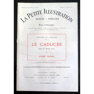 La petite Illustration - Roman Théâtre - n° 51 du 11 Juin 1921