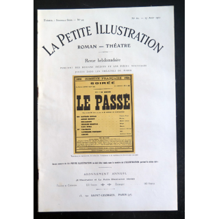 La petite Illustration - Roman Théâtre - n° 62 du 27 Août 1921