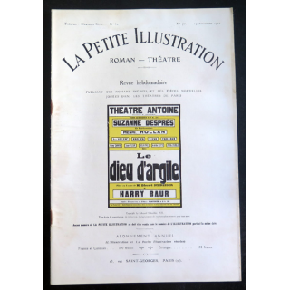 La petite Illustration - Roman Théâtre - n° 73 du 19 Novembre 1921