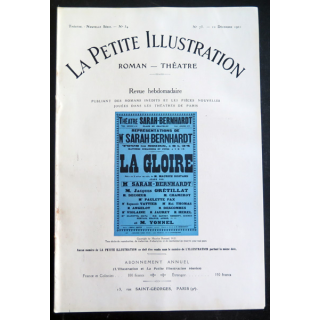 La petite Illustration - Roman Théâtre - n° 75 du 10 Décembre 1921