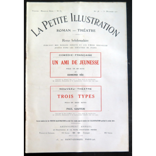 La petite Illustration - Roman Théâtre - n° 78 du 31 Décembre 1921
