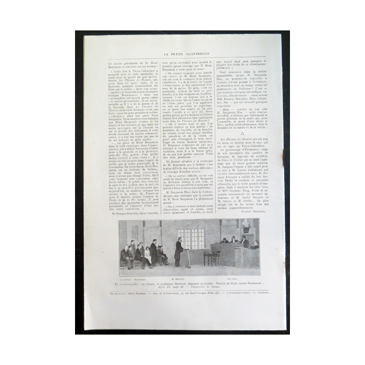 La petite Illustration n° 100 du 10 Juin 1922