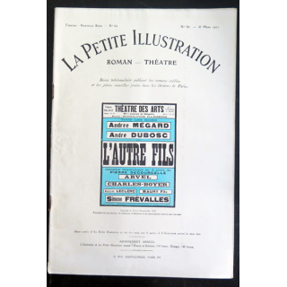 La petite Illustration - Roman Théâtre - n° 89 du 18 Mars 1922