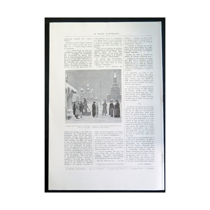 La petite Illustration n° 99 du 3 Juin 1922