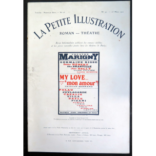 La petite Illustration - Roman Théâtre - n° 90 du 25 Mars 1922