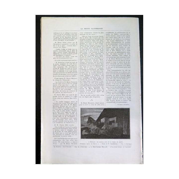 La petite Illustration n° 124 du 9 Décembre 1922
