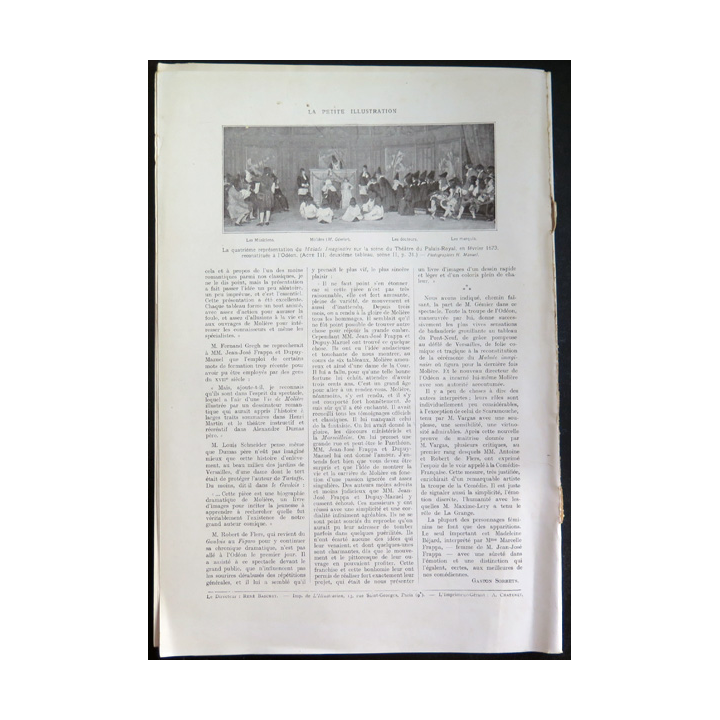 La petite Illustration - Roman Théâtre - n° 92 du 8 Avril 1922