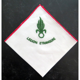 LEGION : Naperon 20 x 20 cm aux armes de la légion étrangère