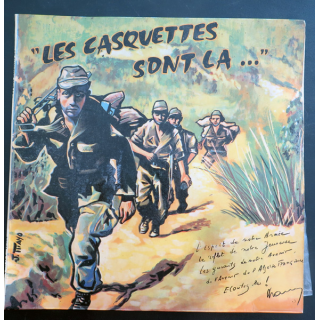 3° RPIMA : Disque 33 t petit format chants enregistrés à Alger par la 2° Cie et la Cie portée du 3° RPIMA