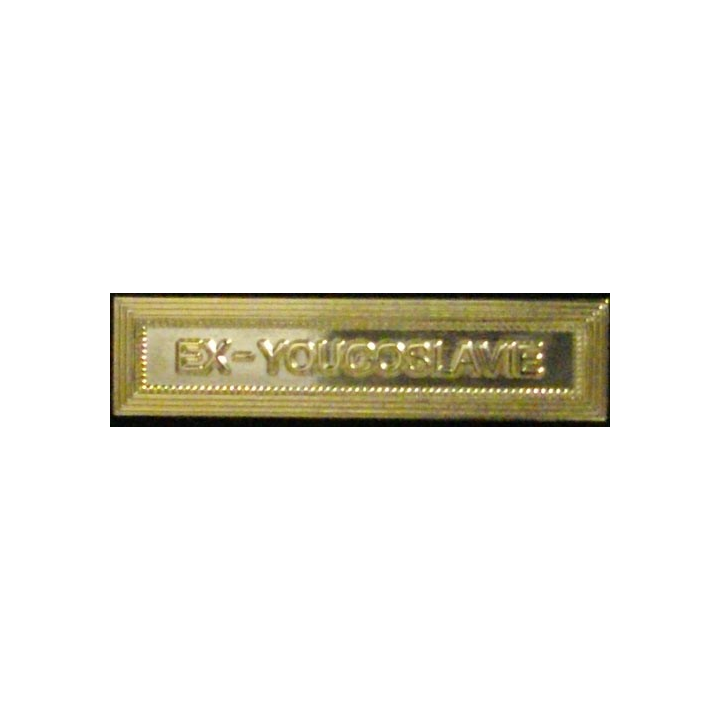 BARRETTE "EX-YOUGOSLAVIE" DORÉE